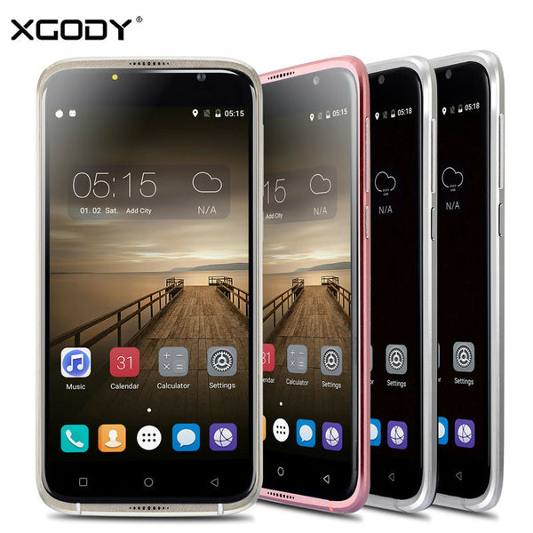 XGODY Smartphone 5 Inches Quad Core Android 6.0 RAM 512MB+ROM 8GB 2SIM T-Mobile With 5MP Camera X19 Cheap Cell Phones