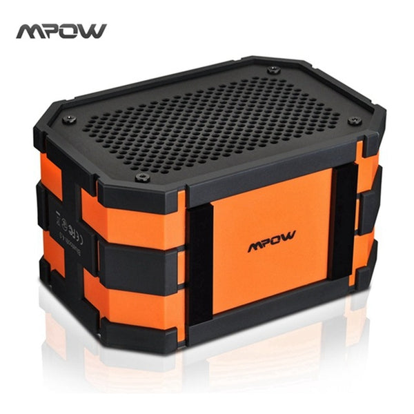 Updated Mpow Armor Waterproof wireless Bluetooth Speaker Passive Outdoor Loudspeakers MP3 Speakers Power Bank for iPhone Xiaomi