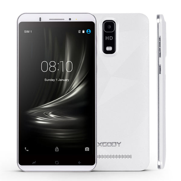 XGODY Y18 3G Smartphone 6 inch MTK6580 Quad Core 1GB RAM 16GB ROM 8MP 6.0 Inch Android 5.1 Dual SIM Unlocked Cell Phones Telefon