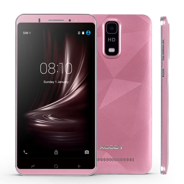 XGODY Y18 3G Smartphone 6 inch MTK6580 Quad Core 1GB RAM 16GB ROM 8MP 6.0 Inch Android 5.1 Dual SIM Unlocked Cell Phones Telefon