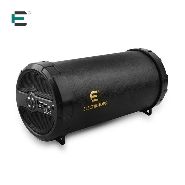89mm Portable Big Bass PU leather Bluetooth Outdoor speaker Column Boom Box Loudspeaker Support FM SD card Subwoofer with strap