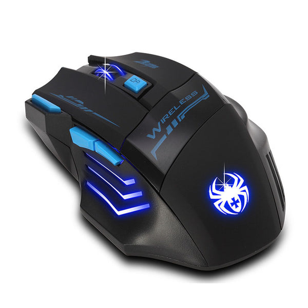 Sannysis New Arrival Adjustable 2400DPI Optical Wireless Mouse Gamer Mice computer mouse Gaming Mouse For Laptop PC Dropshipping