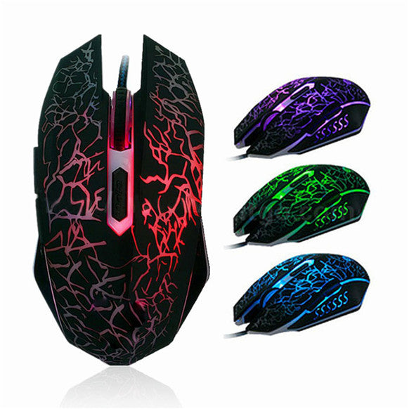 3200 DPI 7D LED Optical USB Wired PRO Game Mouse For PC Laptop Gaming