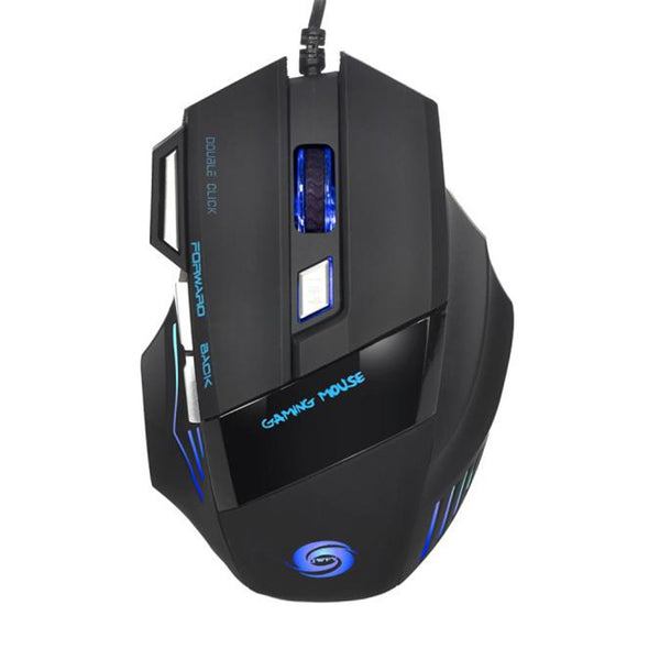 2017 5500 DPI 7D LED Optical USB Wired Mouse sem fio usb Gaming Pro Mouse Mice for PC Laptop Computer Dropshipping