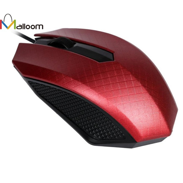 Malloom Fashion 2017 Computer Gaming Mouse 1600 DPI 3 Buttons USB 2.0 Wired Mini Optical Mouse For PC and Laptop Computers