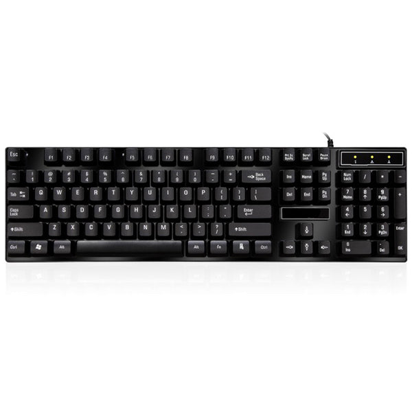 Q17 Waterproof USB Wired Gaming Keyboard Metal Base Mechanical Handfeel