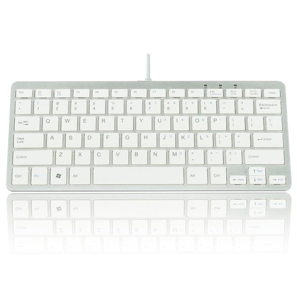 TopMate Ultra Slim 78 Keys Wired Keyboard with desktop or laptop slim keyboard PC Win / 10/8/7 / Vista / XP with MacBook,