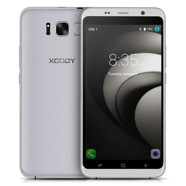 XGODY D19 Smartphone 5.5 Inch 1GB RAM 8GB ROM Quad Core Android 5.1 WiFi Dual SIM Telefone Celulars WCDMA 3G Cheap Cell Phones