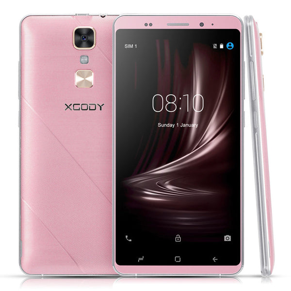 Ship From Spain XGODY D17 Smartphone Android 5.1 5.5 Inch 1GB RAM 16GB ROM Quad Core 8MP GPS Dual Sim 3G Unlocked Cell Phones