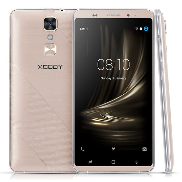 Ship From Spain XGODY D17 Smartphone Android 5.1 5.5 Inch 1GB RAM 16GB ROM Quad Core 8MP GPS Dual Sim 3G Unlocked Cell Phones
